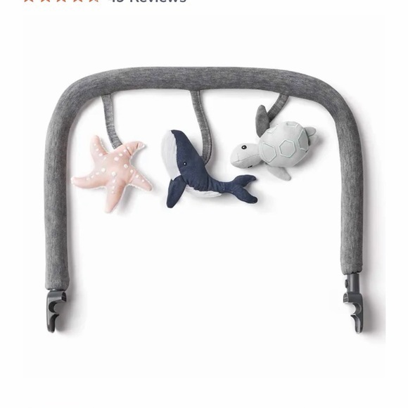 Evolve Bouncer Toy Bar - Charcoal Grey: Ocean Wonders - Picture 2 of 6